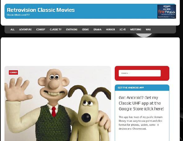Retrovision Classic Films et streaming télé en ligne