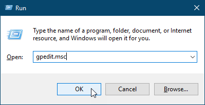 Ouvrez l'éditeur de stratégie de groupe locale dans Windows 10