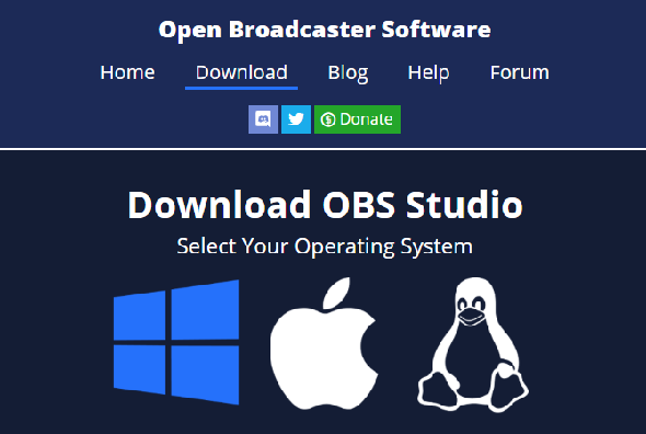 01 Télécharger OBS Studio