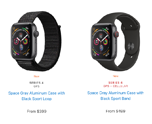 Apple Watch série 4: le roi incontesté des montres intelligentes Variations Apple Watch