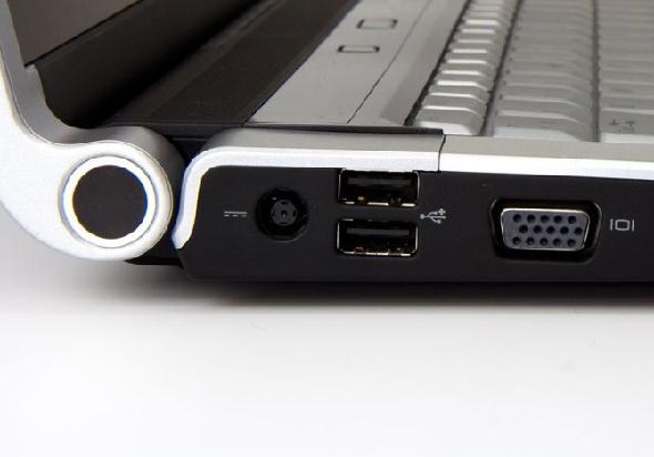 Ports USB sur un ordinateur portable