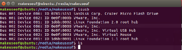 Utilisez la commande lsusb sous Linux