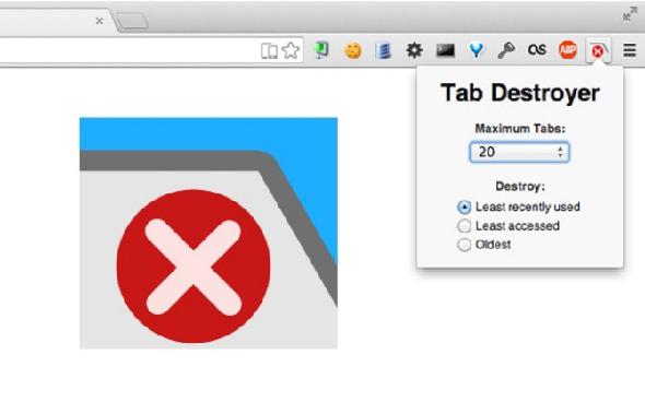 xTab limite le nombre maximal d'onglets que Chrome peut ouvrir.