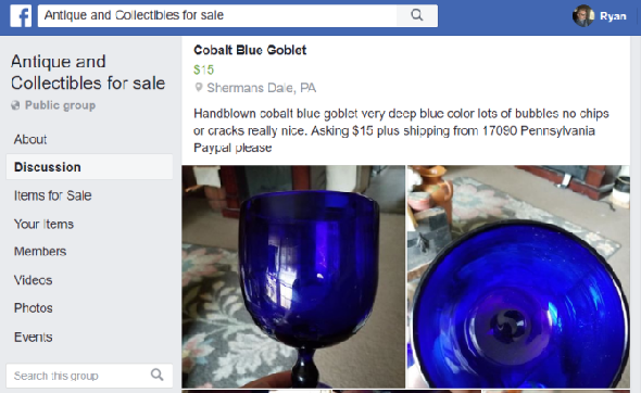 antiquités acheter et vendre groupe sur facebook