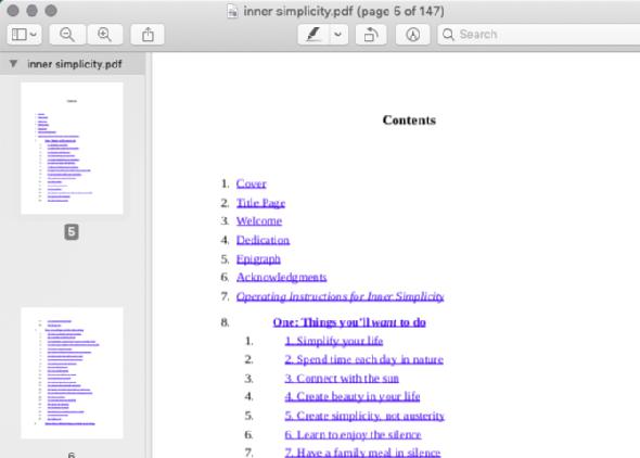 affichage d'un pdf en aperçu sur mac
