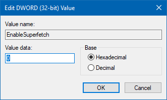 Modifier la valeur DWORD 32 bits