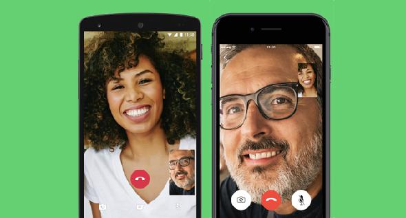 WhatsApp appel vidéo android iphone