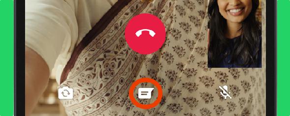 WhatsApp appel vidéo multitâche