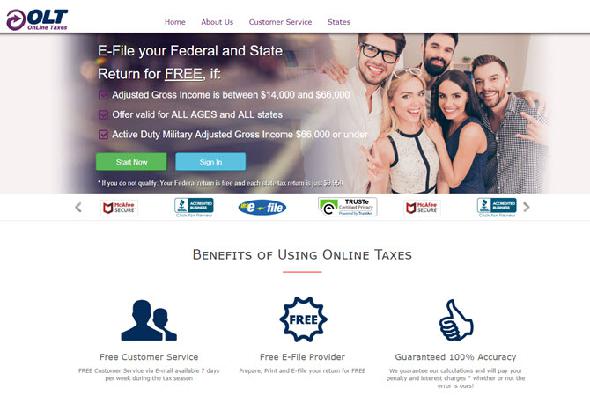 Taxes en ligne