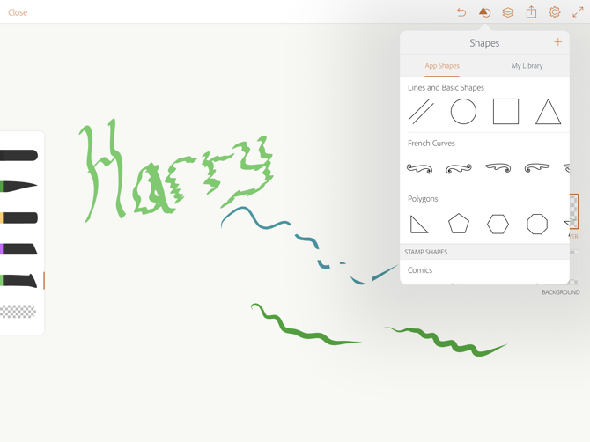 Adobe Illustrator Draw Formes vectorielles crayon pomme