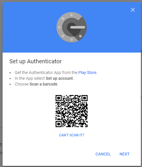 Google Authenticator sécurise votre compte