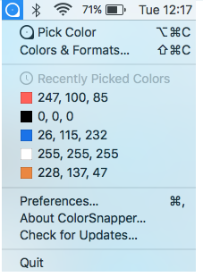 ColorSnapper 2 Color Picker pour Mac