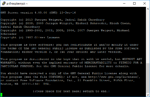 Introduction au terminal écran GNU Licence