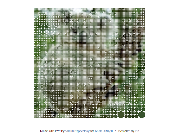 Capture d'écran du site Koalas To The Max