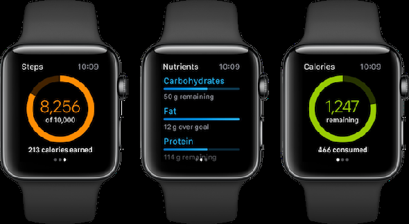 connect apple watch to fitness pal