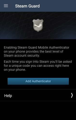 App Steam App Ajouter un authentificateur