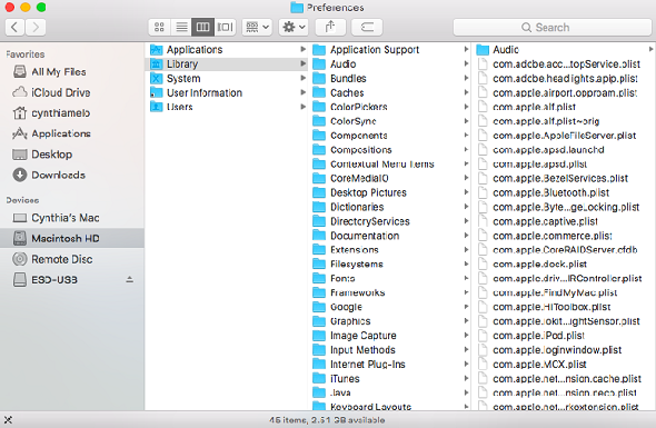 chercheur de fichiers pour Mac