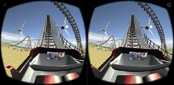VR Thrills Android Roller Coaster Jeu