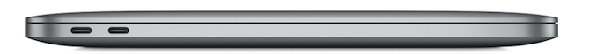 Thunderbolt 3 ports sur un Macbook Pro