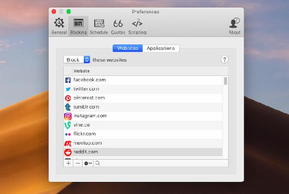 Focus, une application de productivité pour Mac