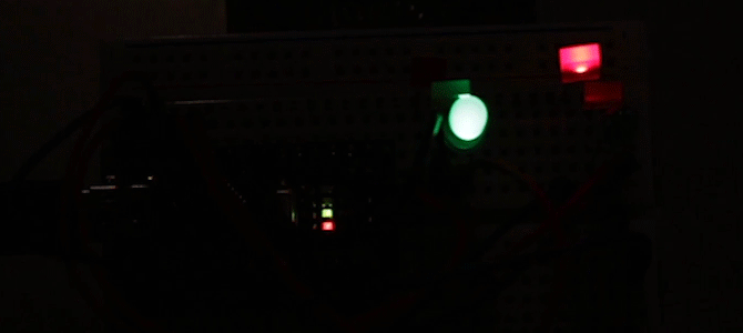 Feu Arduino avec jonction en action