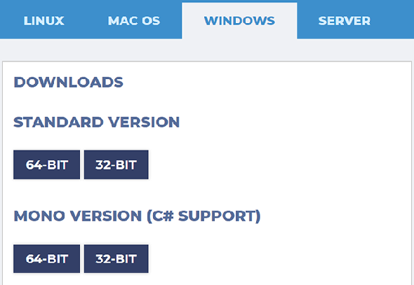 Godot est disponible pour PC, Mac et Linux