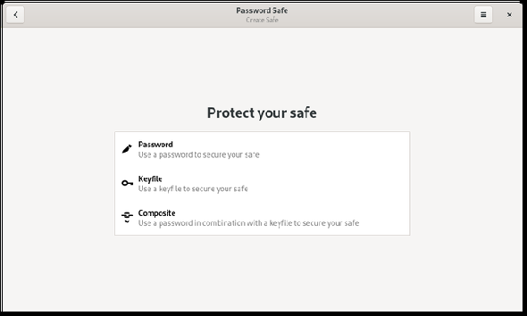 GNOME Password Safe sur Fedora Linux