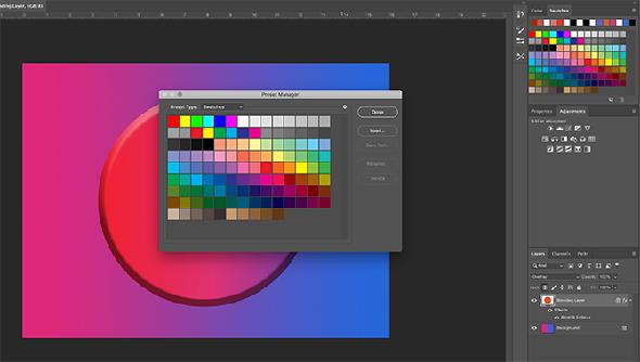 Comment créer une palette de couleurs dans Photoshop Preset Manager
