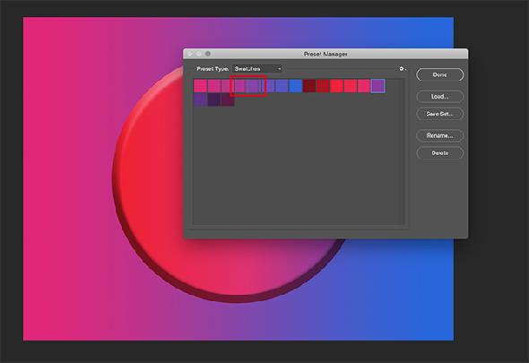 Comment créer une palette de couleurs personnalisée dans Photoshop Arranger des échantillons de couleurs