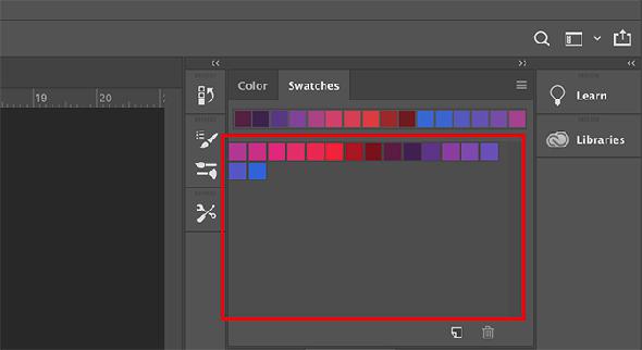 Comment créer une palette de couleurs personnalisée dans Photoshop Nouveaux échantillons