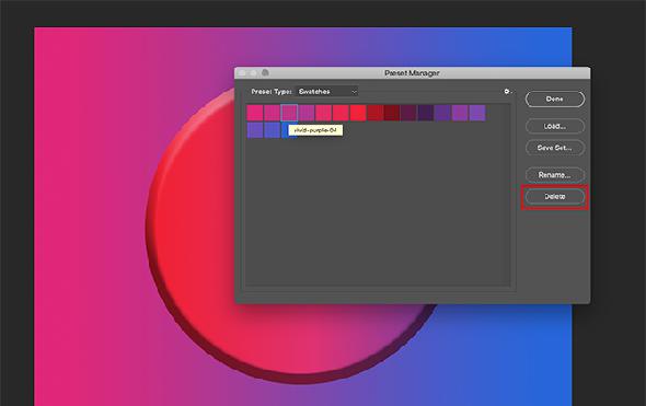 Comment créer une palette de couleurs personnalisée dans Photoshop Supprimer une couleur individuelle