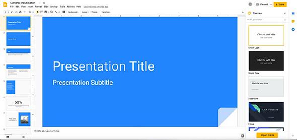 Comment créer une présentation Espace de travail Google Diapositives
