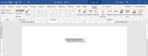 Microsoft Word's Ribbon Display Option