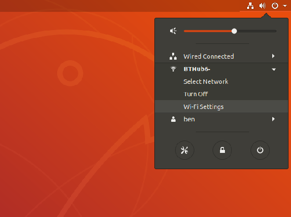 Définir les options de réseau sans fil sur Ubuntu
