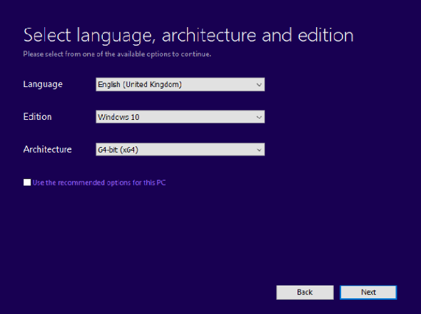 Définir la langue correcte pour Windows 10