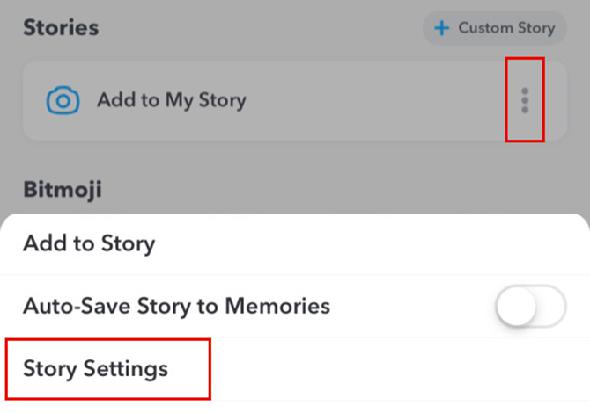 Comment bloquer quelqu'un sur les paramètres de l'histoire de Snapchat