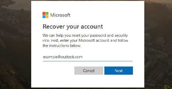 Microsoft Récupérer Compte