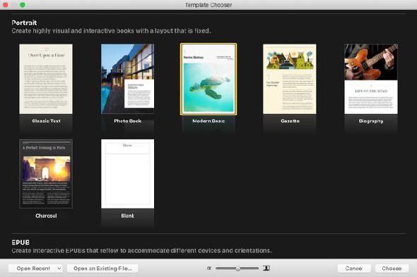 Comment écrire un ebook: Modèles d'iBooks Author