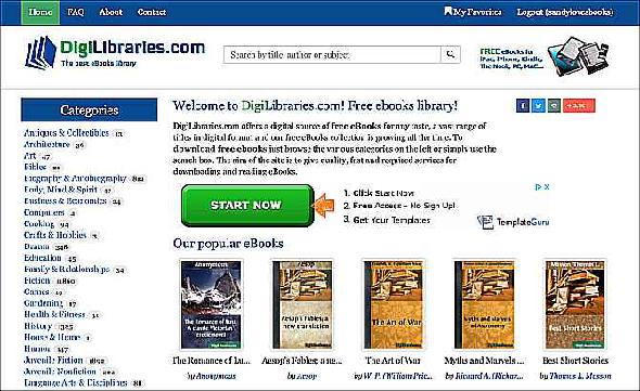 DigiLibraries ebooks gratuits