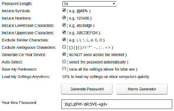 générateur de mot de passe fort générateur de mot de passe
