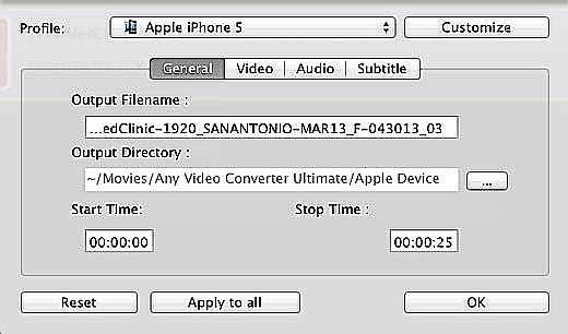 Conversion de vidéo pour iPhone 5 avec Any Video Converter