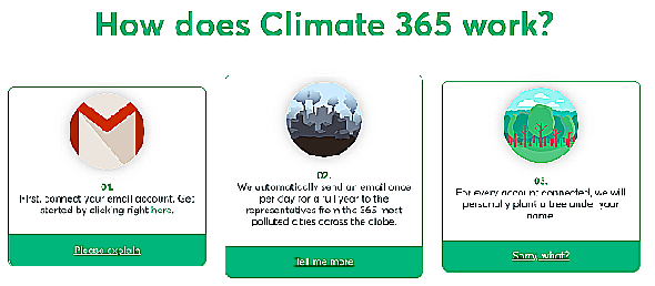 Climate 365 est la plateforme d'activisme numérique la plus simple pour lutter contre le changement climatique