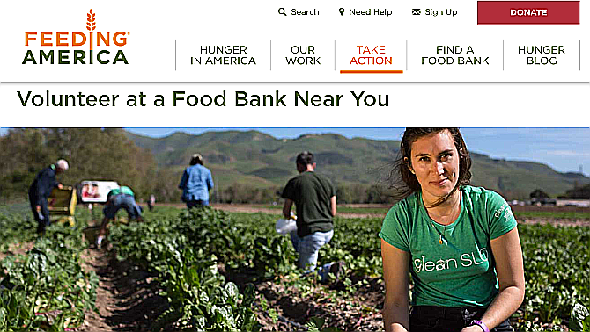 Site Web des bénévoles de Feeding America