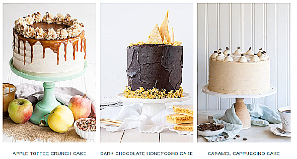 Le site Web Cake Blog Baking Inspiration