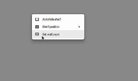 Définir le papier peint sur Chrome OS