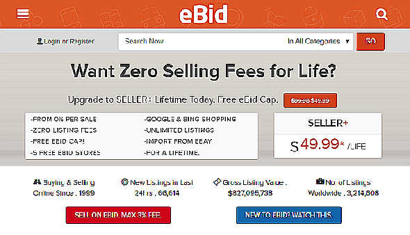 site de vente aux enchères eBay