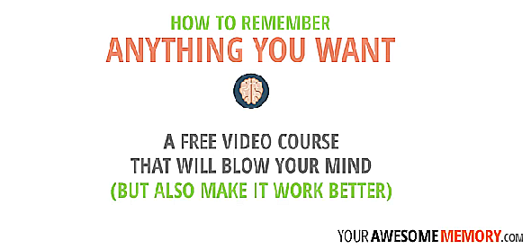 Bill Powell de Your Awesome Memory propose un cours vidéo gratuit sur les outils de mémoire essentiels