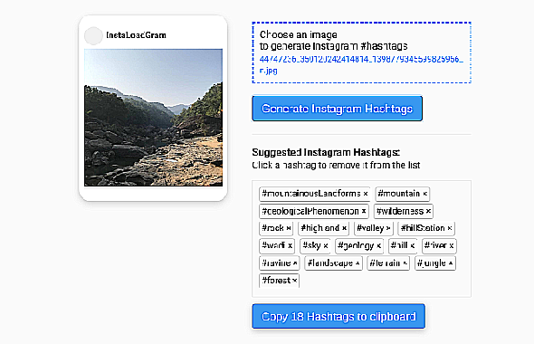 Instaloadgram est un outil Instagram pour télécharger des publications, générer des hashtags avec une intelligence artificielle et exporter des données.