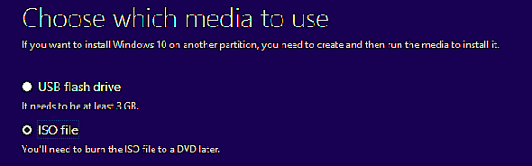 Installer Windows 10 à partir d'un disque USB ou optique
