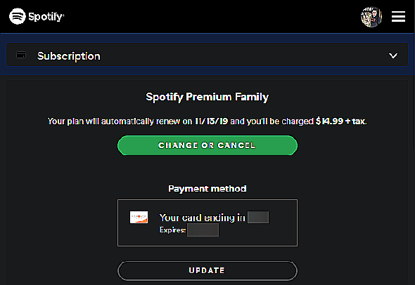Abonnement Spotify Premium